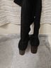Free People 100% Suede Black Boots Size 9 1/2 - photo 7