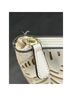 Liz Claiborne 100% Polyvinyl Chloride 100% Polyester Floral White Tote One size - photo 6