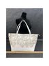 Liz Claiborne 100% Polyvinyl Chloride 100% Polyester Floral White Tote One size - photo 11