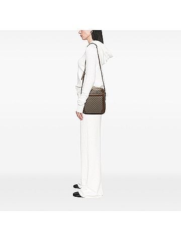 Gucci Diamante Coated Canvas Zip Crossbody (view 2)
