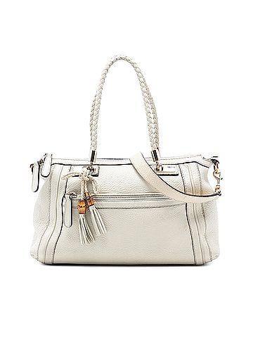 Gucci Pebbled Calfskin Bella Satchel (view 1)