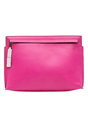 Loewe Bicolor Leather Anagram T Pouch (view 1)