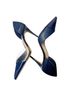 Aldo 100% Faux Leather Animal Print Blue Heels Size 9 - photo 2