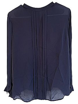 L'Agence x Bert Stern Long Sleeve Silk Top (view 2)