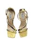 Steve Madden 100% Polyurethane Gold Heels Size 9 1/2 - photo 1