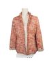 Chico's 100% Polyester Tweed Orange Pink Blazer Size S - photo 6