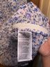 Gap Floral White Blue Short Sleeve Blouse Size XL - photo 3