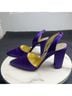 Walter Steiger Solid Purple Heels Size 7 - photo 6