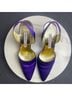 Walter Steiger Solid Purple Heels Size 7 - photo 4