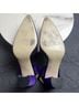 Walter Steiger Solid Purple Heels Size 7 - photo 8