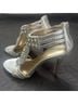 Antonio Melani 100% Leather Silver Heels Size 8 - photo 5