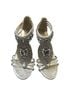 Antonio Melani 100% Leather Silver Heels Size 8 - photo 1