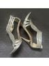 Antonio Melani 100% Leather Silver Heels Size 8 - photo 7