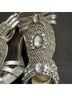 Antonio Melani 100% Leather Silver Heels Size 8 - photo 9