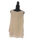 Torrid Stripes White Tan Sleeveless Blouse Size 1X - photo 2
