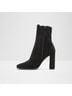 Aldo 100% Suede Black Ankle Boots Size 9 - photo 5