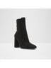 Aldo 100% Suede Black Ankle Boots Size 9 - photo 16