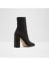 Aldo 100% Suede Black Ankle Boots Size 9 - photo 6