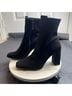 Aldo 100% Suede Black Ankle Boots Size 9 - photo 11