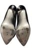 Tahari 100% Suede Black Silver Heels Size 10 1/2 - photo 2
