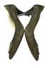 Tahari 100% Suede Black Silver Heels Size 10 1/2 - photo 7