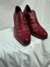 L'Artiste 100% Leather Checkered-gingham Color Block Red Heels Size EU 40 - photo 7