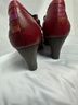 L'Artiste 100% Leather Checkered-gingham Color Block Red Heels Size EU 40 - photo 4