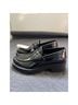 Zara 100% Patent Leather Solid Black Flats Size 6 - photo 5
