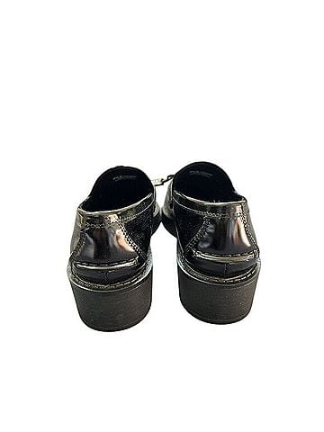 Zara Faux Patent Penny Loafers Flats (view 2)