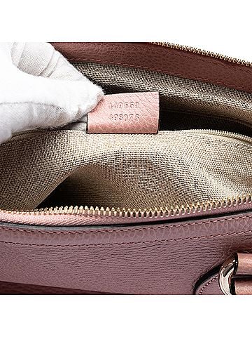 Gucci Dollar Calfskin GG Charm Satchel (view 2)