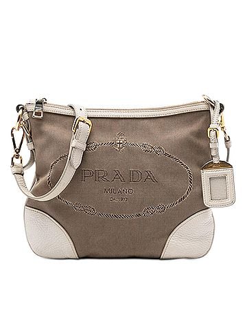 Prada Canvas Canapa Logo Crossbody (view 1)