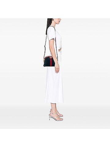 Gucci Small Suede Web Ophidia Dome Crossbody (view 2)
