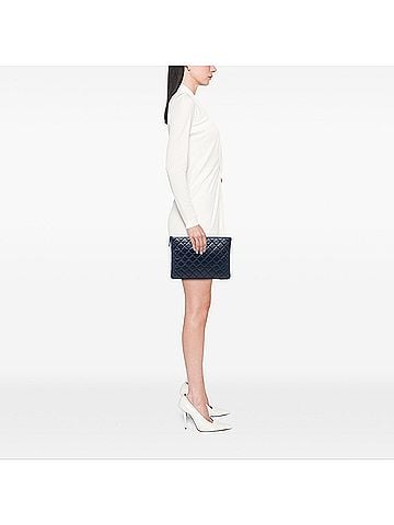 Chanel Medium Quilted Lambskin O Case Clutch (view 2)