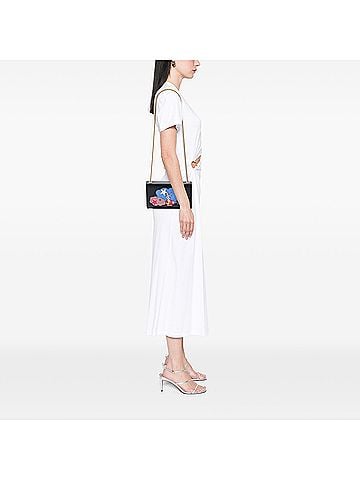 Saint Laurent Medium Lambskin Cloud Star Patchwork Monogram Kate Crossbody (view 2)