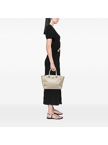 Prada City Calf Stitched Twin Pocket Satchel (view 2)
