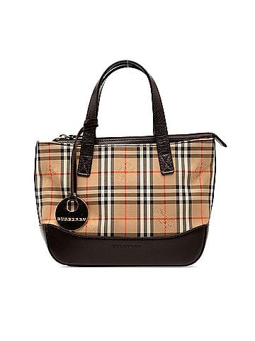 Burberry Haymarket Check Canvas Handbag (view 1)
