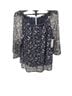 Apt. 9 92% Polyester 8% Spandex 100% Polyester Floral Blue T-Shirt Size XL - photo 1