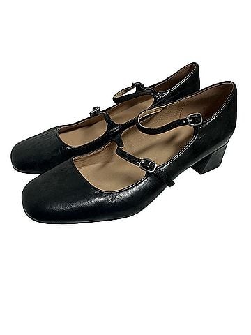 Madewell Nettie Block Mary Jane Heels (view 1)