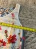 Johnny Was 100% Rayon Floral White Pink Tank Top Size L - photo 7