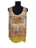 Johnny Was 100% Rayon Floral White Pink Tank Top Size L - photo 1