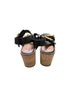 Kurt Geiger 100% Leather Solid Black Sandals Size 10 - photo 2