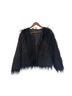 Amazon Essentials Black Faux Fur Jacket Size S - photo 1