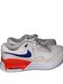 Nike White Orange Blue Sneakers Size 8 1/2 - photo 2