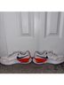 Nike White Orange Blue Sneakers Size 8 1/2 - photo 3