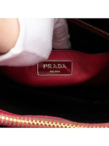 Prada Saffiano Soft Triple Pocket Tote (view 2)