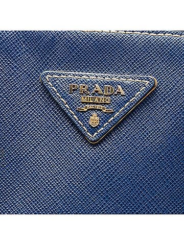 Prada Bicolor Saffiano Lux Promenade Dome Handbag (view 2)