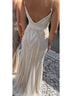 Marina Chevron-herringbone Tan White Cocktail Dress Size 2 - photo 7