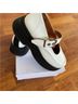 Ganni White Black Sandals Size 8 - photo 4