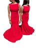 Marsoni Red Cocktail Dress Size 2 - photo 1