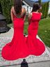 Marsoni Red Cocktail Dress Size 2 - photo 4